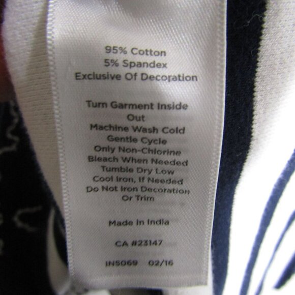 TALBOTS Stripe S Petite PREPPY Nautical Sporty Knit COASTAL Beach Classic Dress - Picture 10 of 12